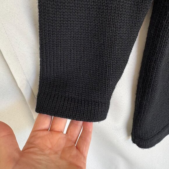 90s Vintage Classiques Entier Burgundy Velvet Wool Off Shoulder Sweater Tunic - Picture 4 of 11